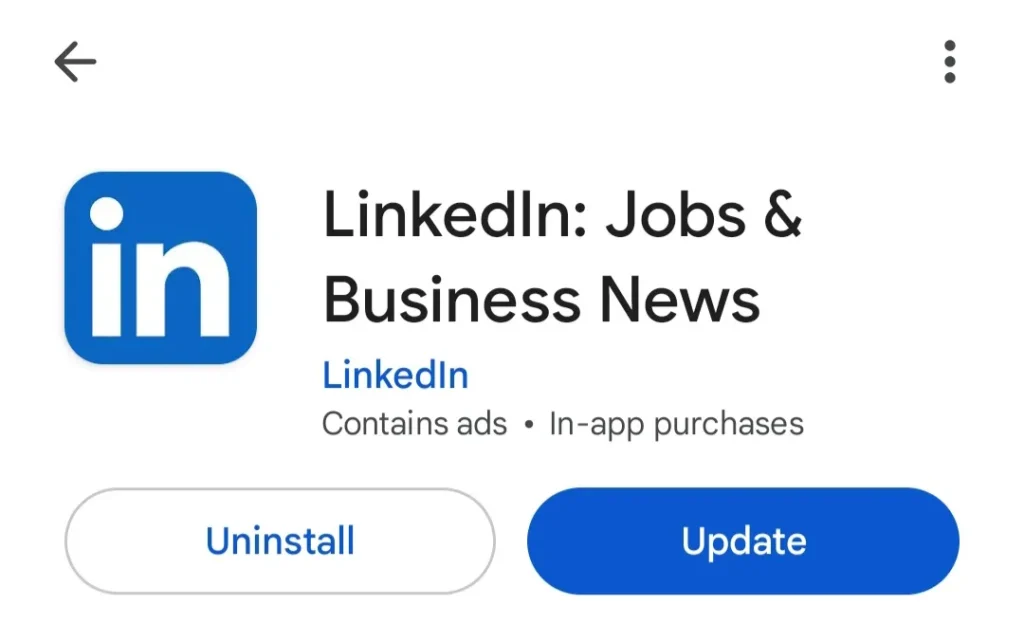 LinkedIn app